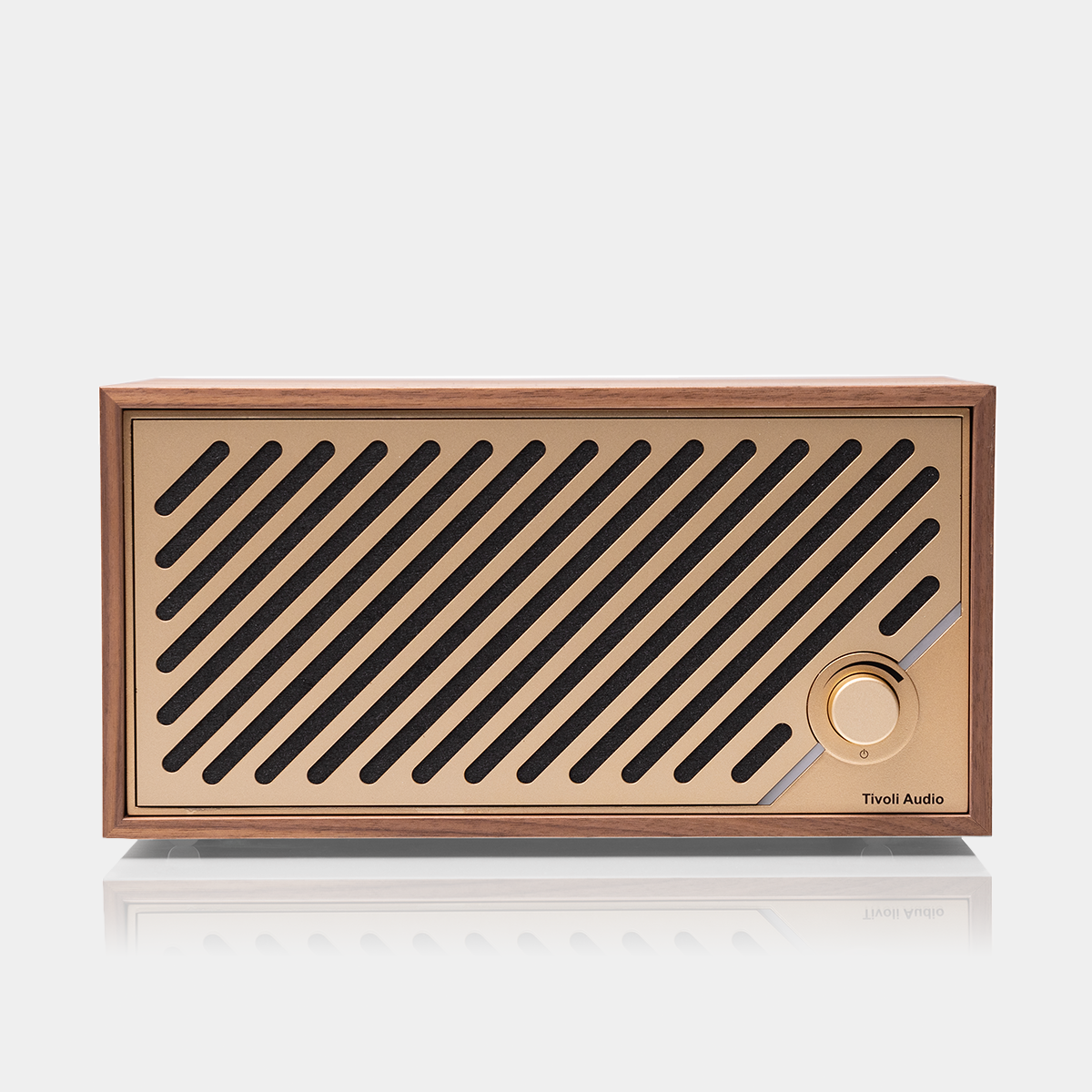 tivoli-audio-model-two-lautsprecher-walnuss-gold-wlan image 1