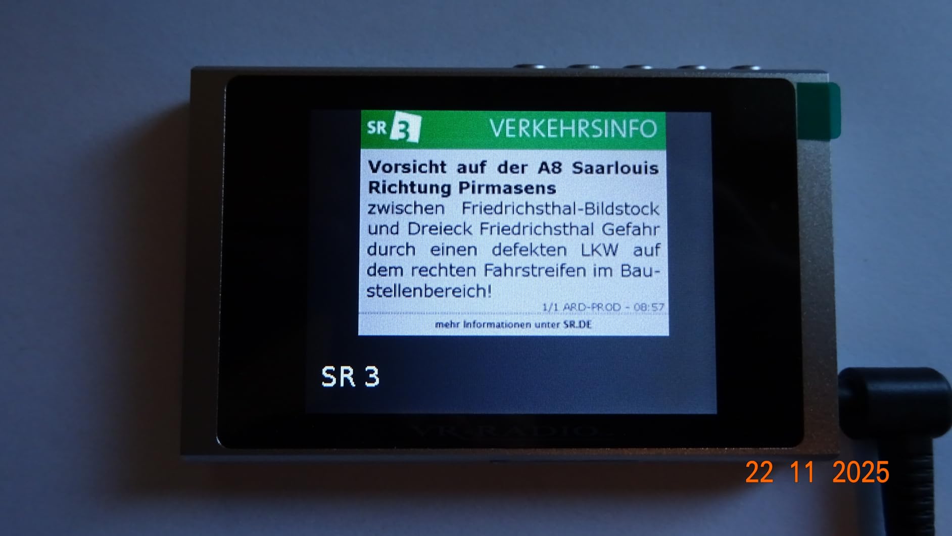 Empfang im Zug