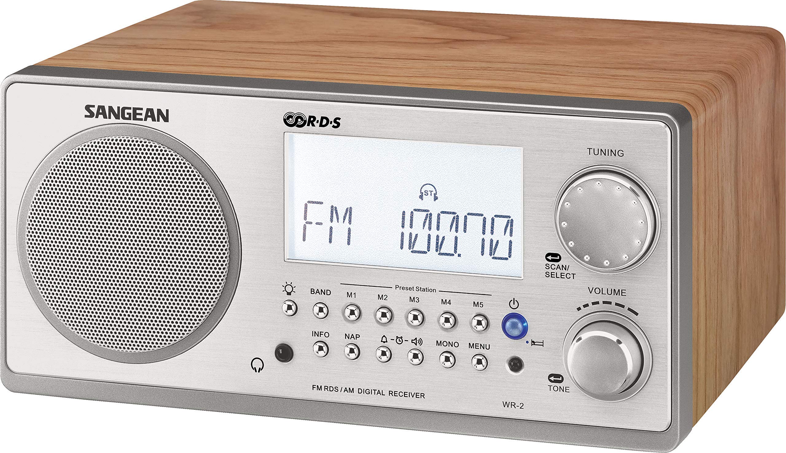 sangean-wr-2-tischradio-ukw-mw-holz-walnuss-mit-7w image 4