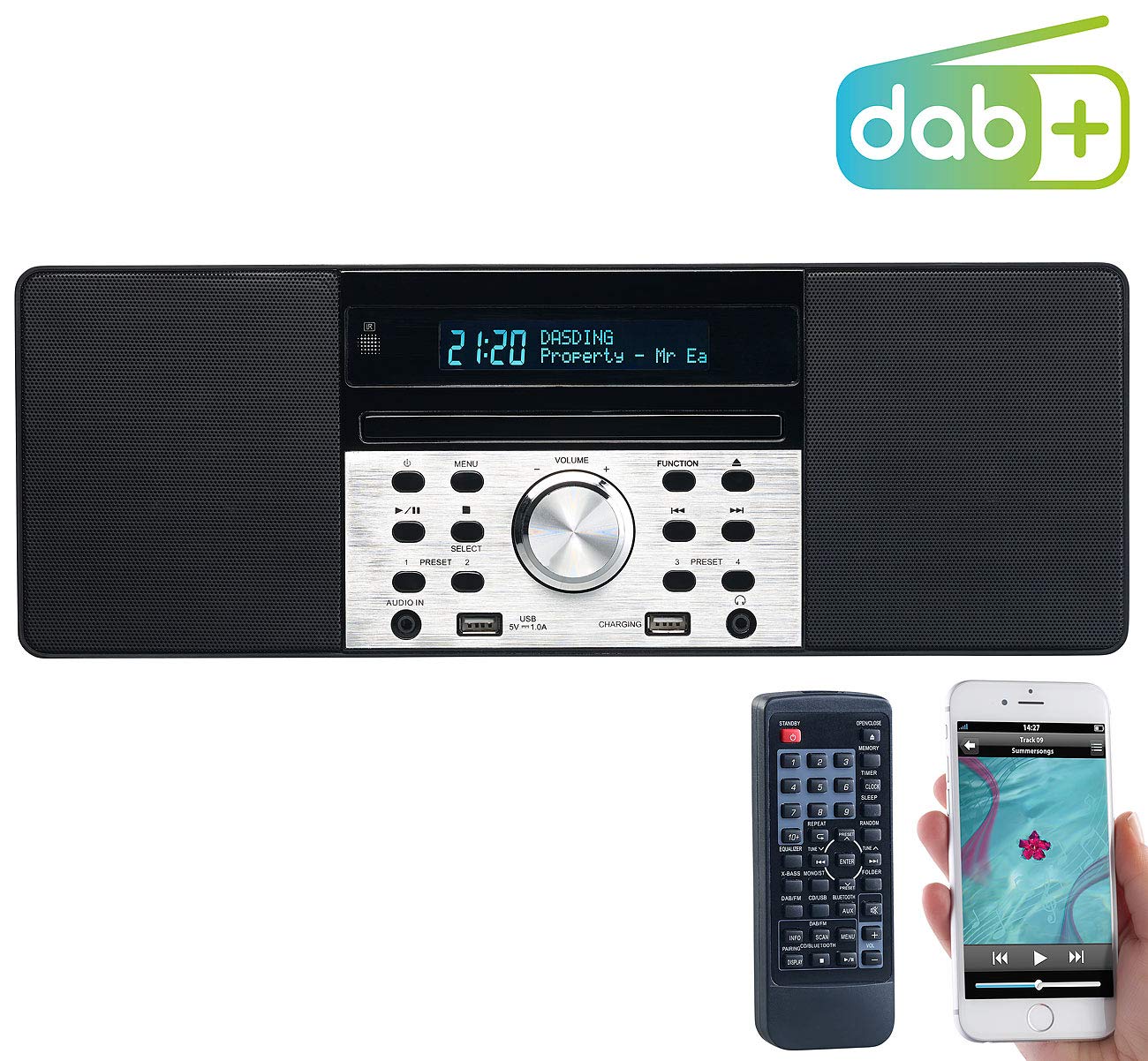 vr-radio-dor-600-stereo-radio-mit-cd-dab-bluetooth-60w image 2
