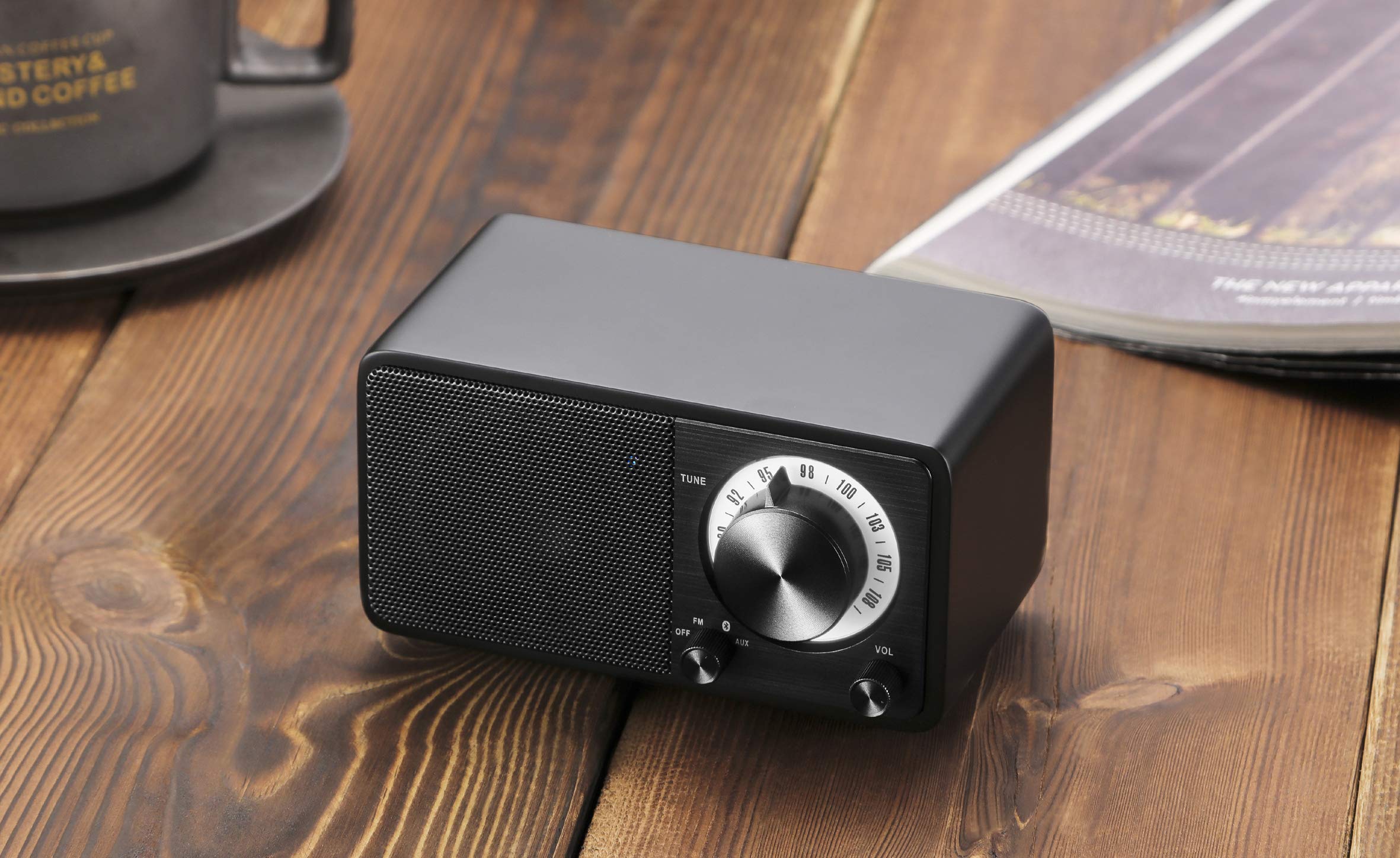sangean-wr-7-fm-radio-bluetooth-matt-schwarz-echtholz image 5