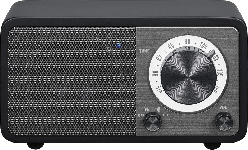 sangean-wr-7-fm-radio-bluetooth-matt-schwarz-echtholz image 1