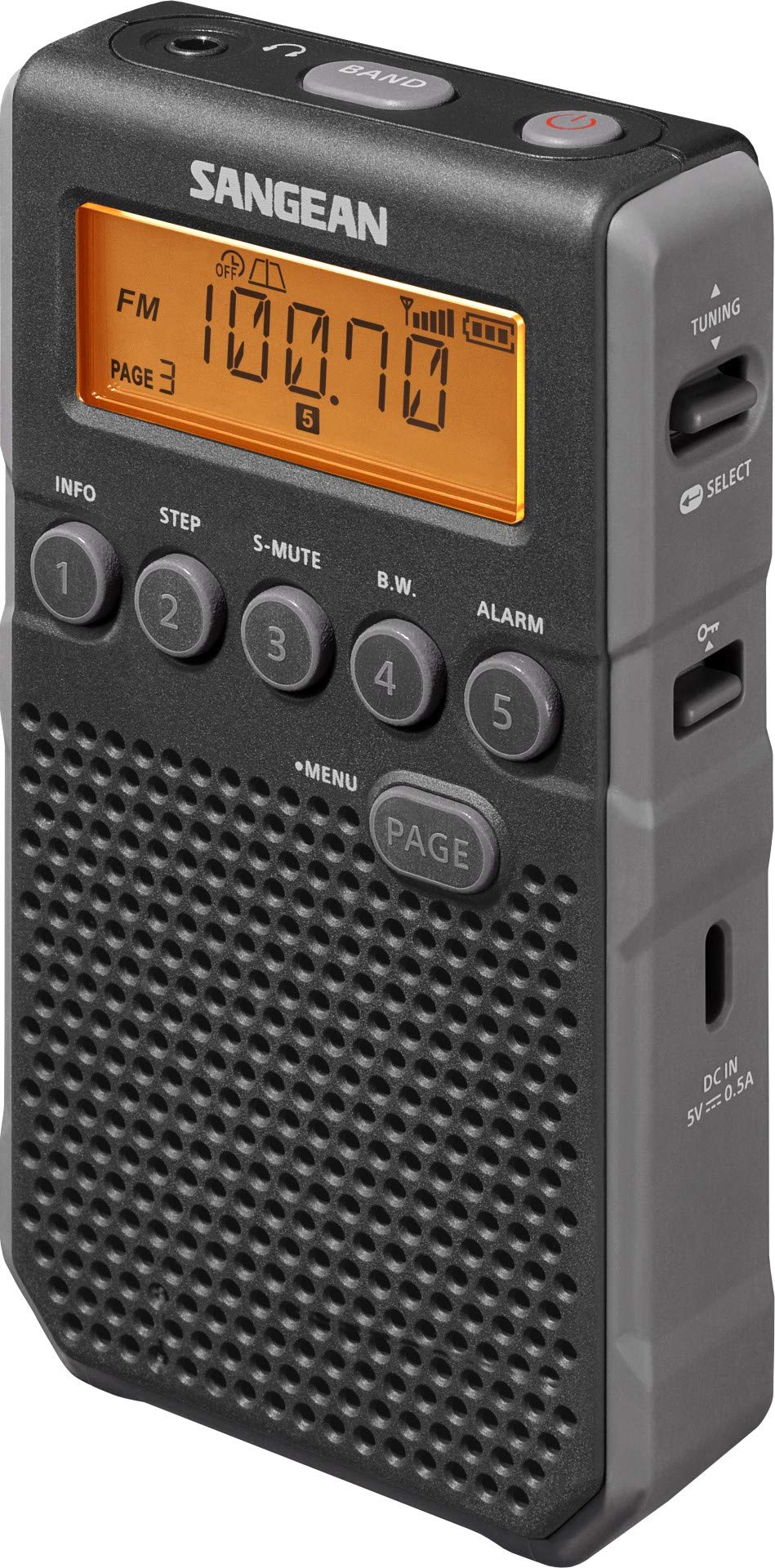 sangean-dt-800-taschenradio-ukw-am-schwarz-batterie image 2