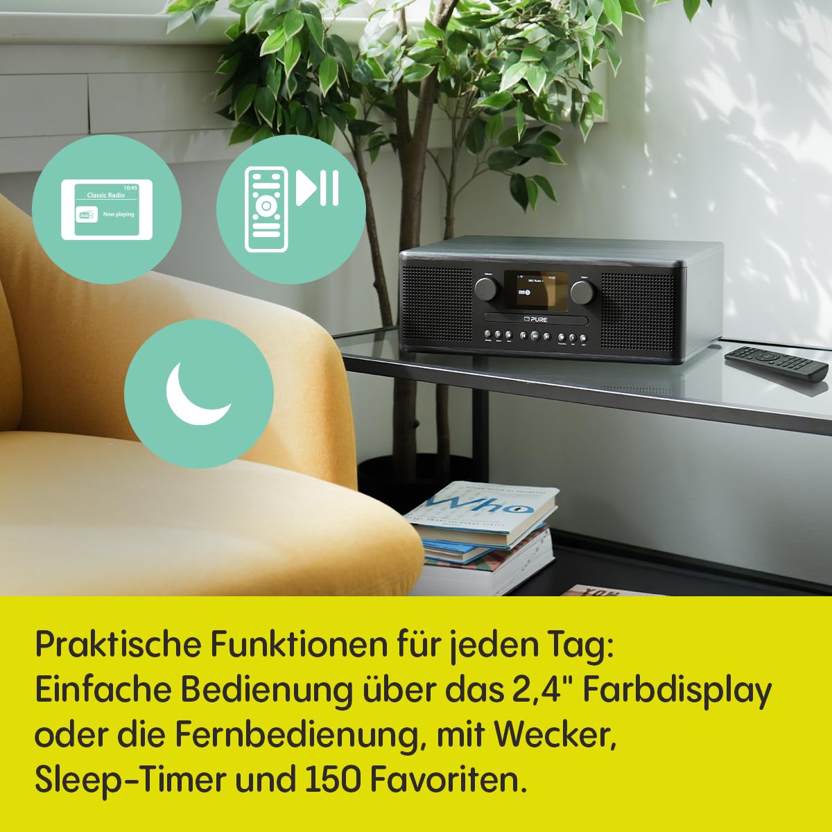 pure-classic-c-d6i-internetradio-schwarz-mit-cd-player image 6