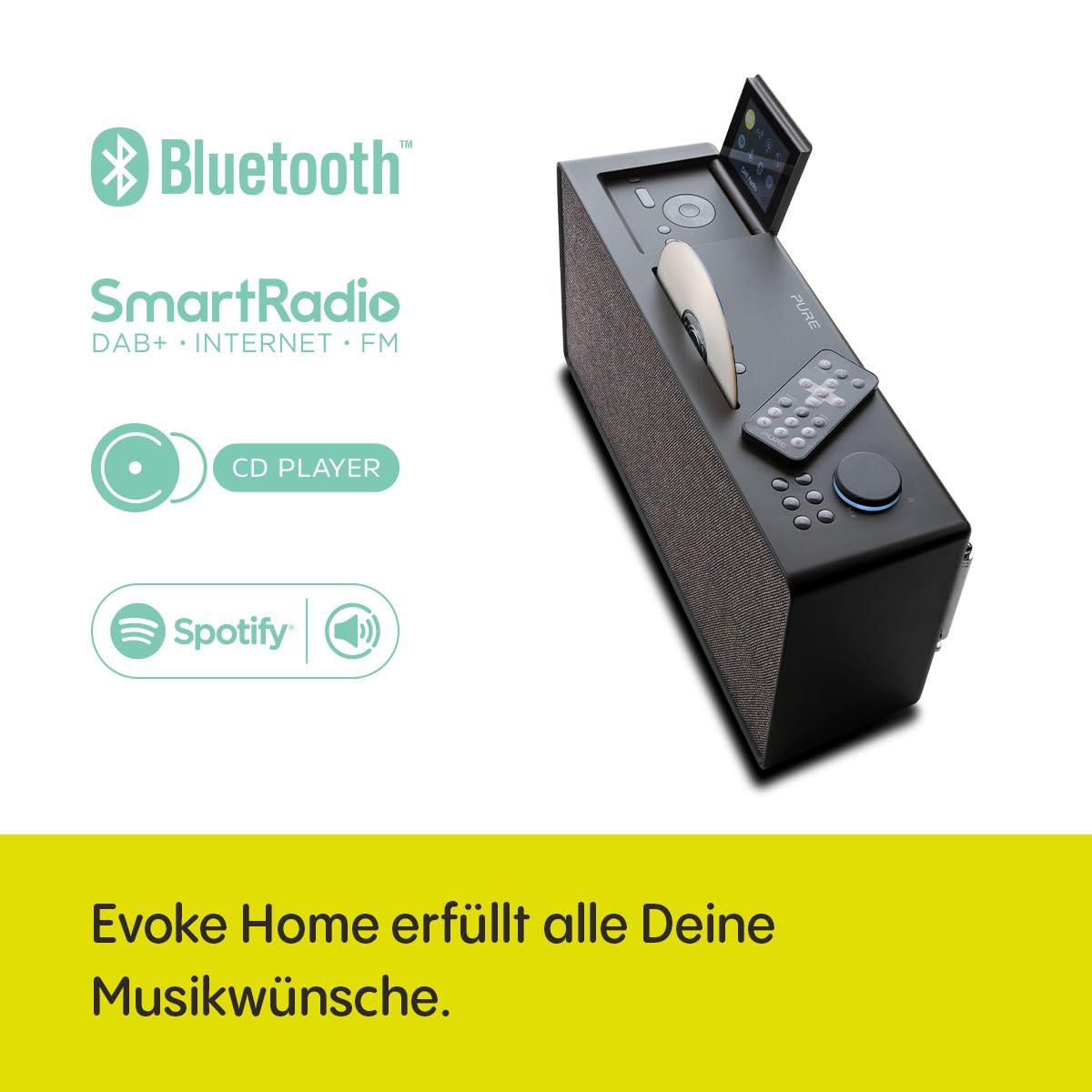 pure-evoke-home-musiksystem-cd-dab-spotify-braun-100w image 3
