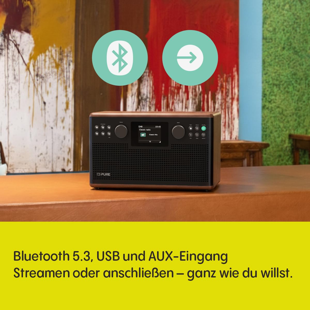 pure-classic-h6-stereo-radio-dab-bluetooth-braun-walnuss image 4