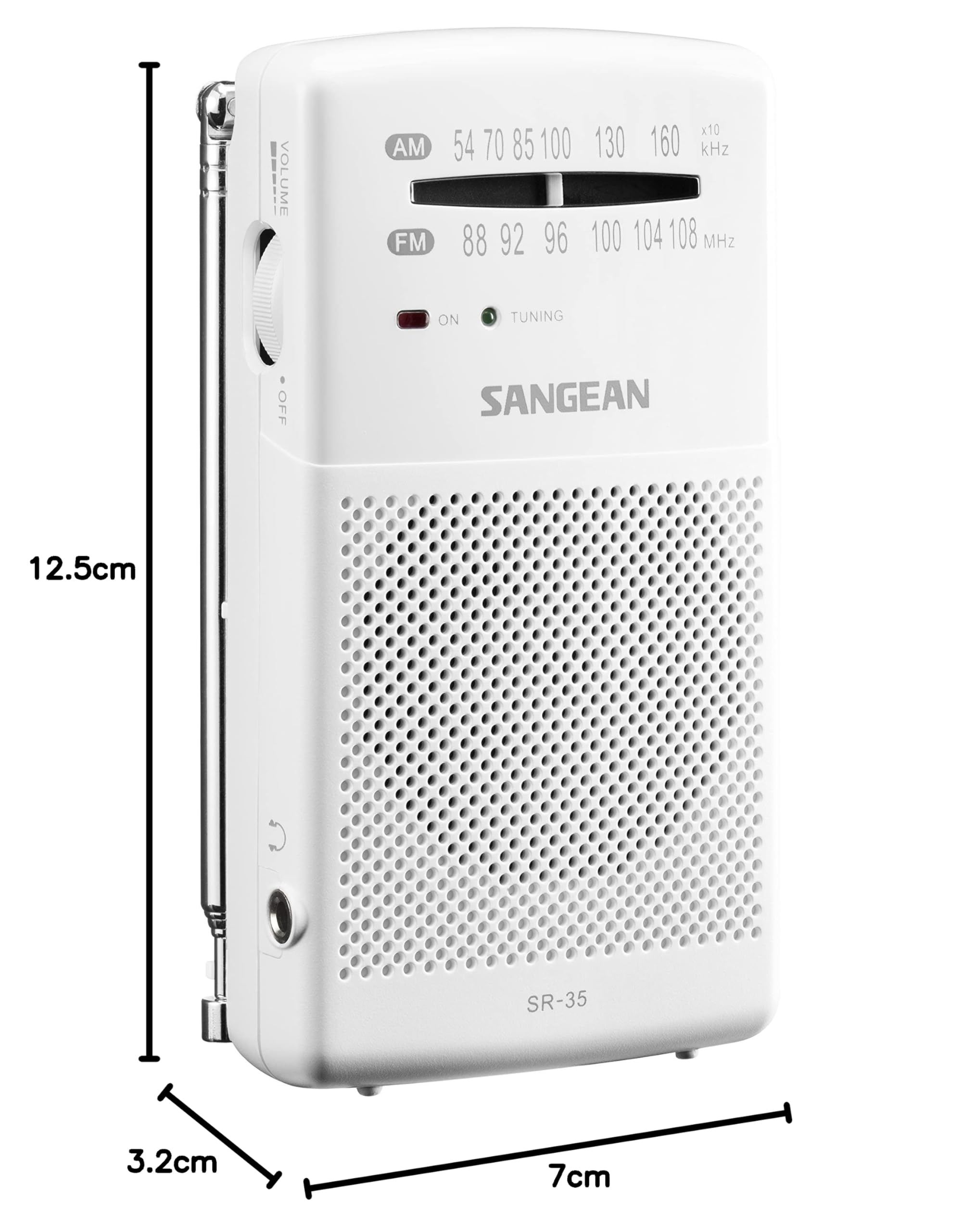 sangean-sr-35-taschenradio-wei-ukw-mw-mit-lautsprecher image 5