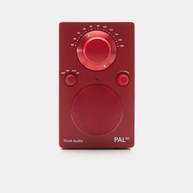 tivoli-audio-pal-bt-bluetooth-lautsprecher-rot-mit-fm-radio image 1
