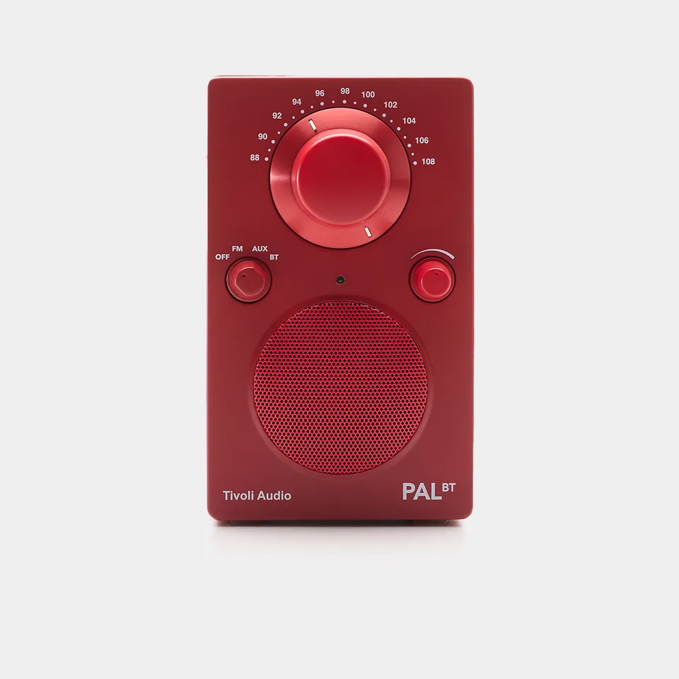 tivoli-audio-pal-bt-bluetooth-lautsprecher-rot-mit-fm-radio image 1