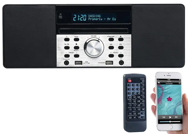 vr-radio-dor-600-stereo-radio-mit-cd-dab-bluetooth-60w image 1