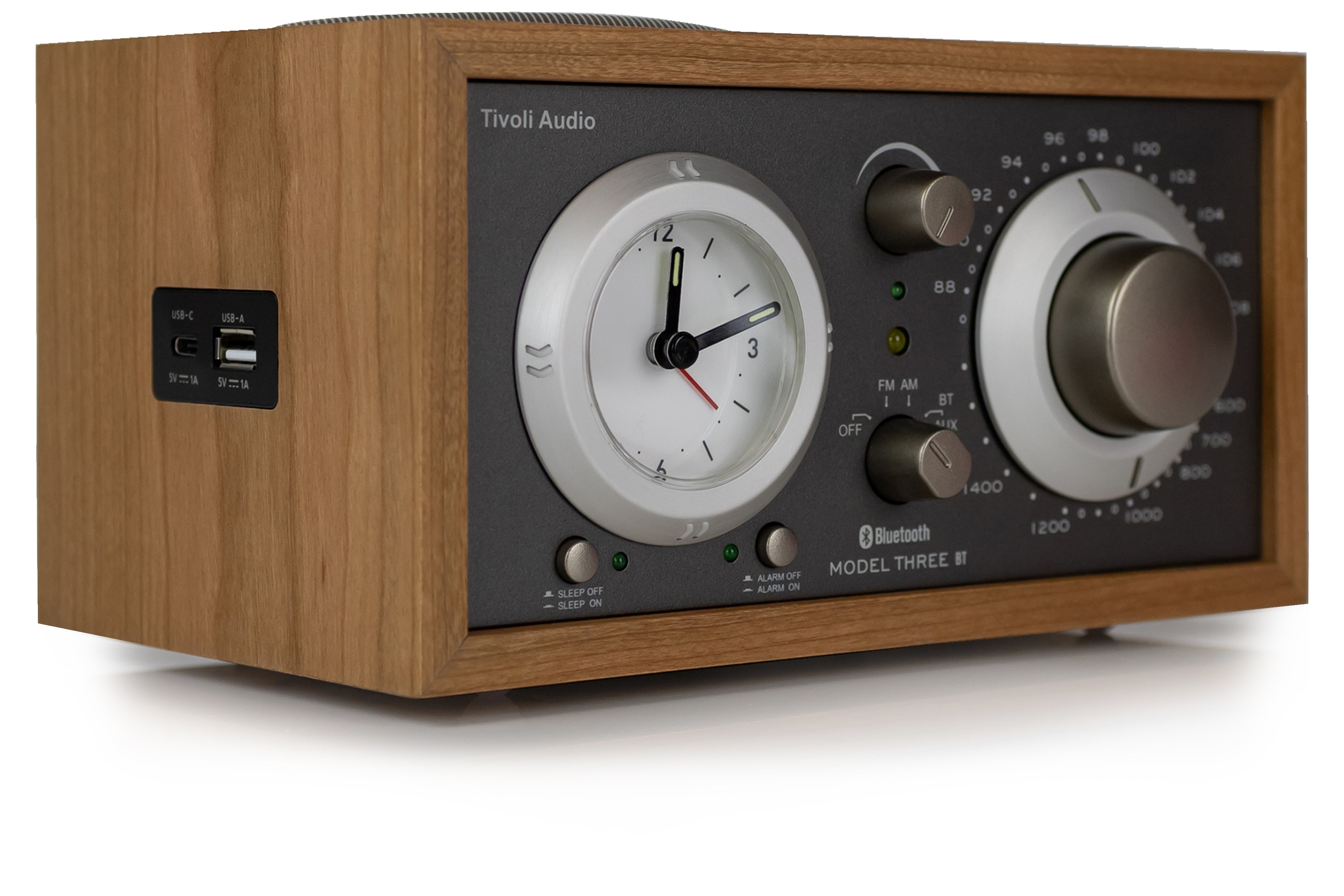 tivoli-audio-model-three-bt-radiowecker-cherry-taupe-holz image 6