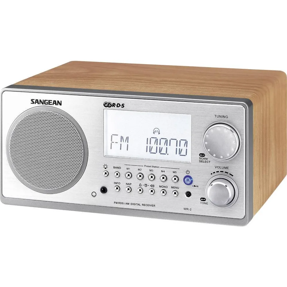 sangean-wr-2-tischradio-ukw-mw-holz-walnuss-mit-7w image 1
