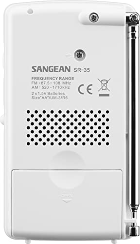 sangean-sr-35-taschenradio-wei-ukw-mw-mit-lautsprecher image 8