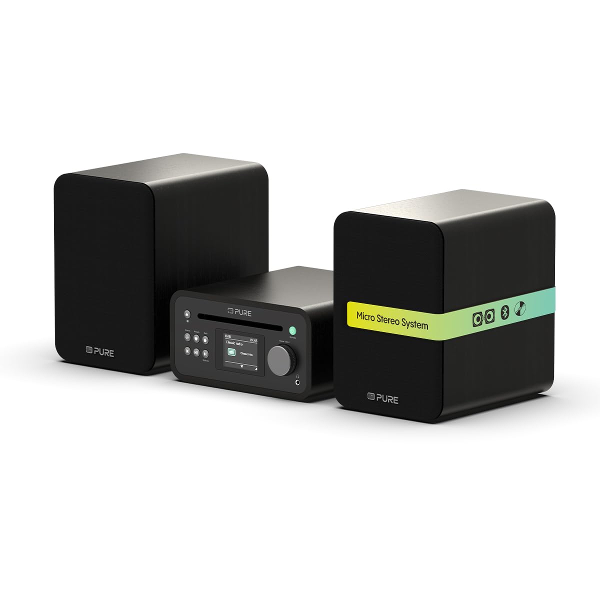 pure-classic-mini-stereoanlage-schwarz-40w-mit-cd-dab image 1