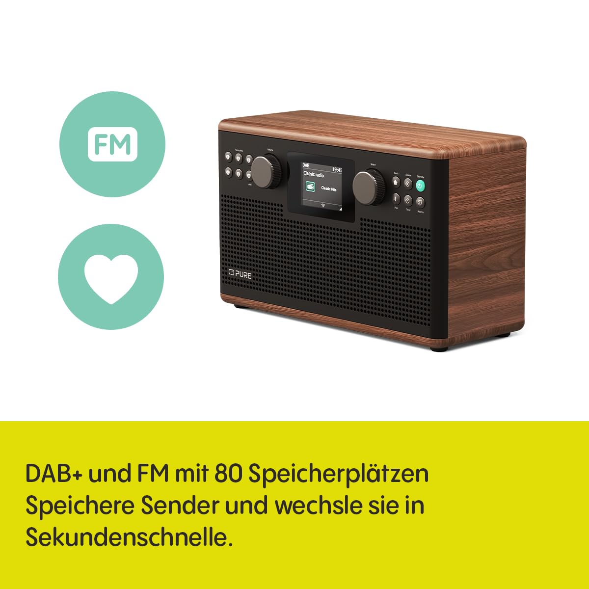 pure-classic-h6-stereo-radio-dab-bluetooth-braun-walnuss image 3