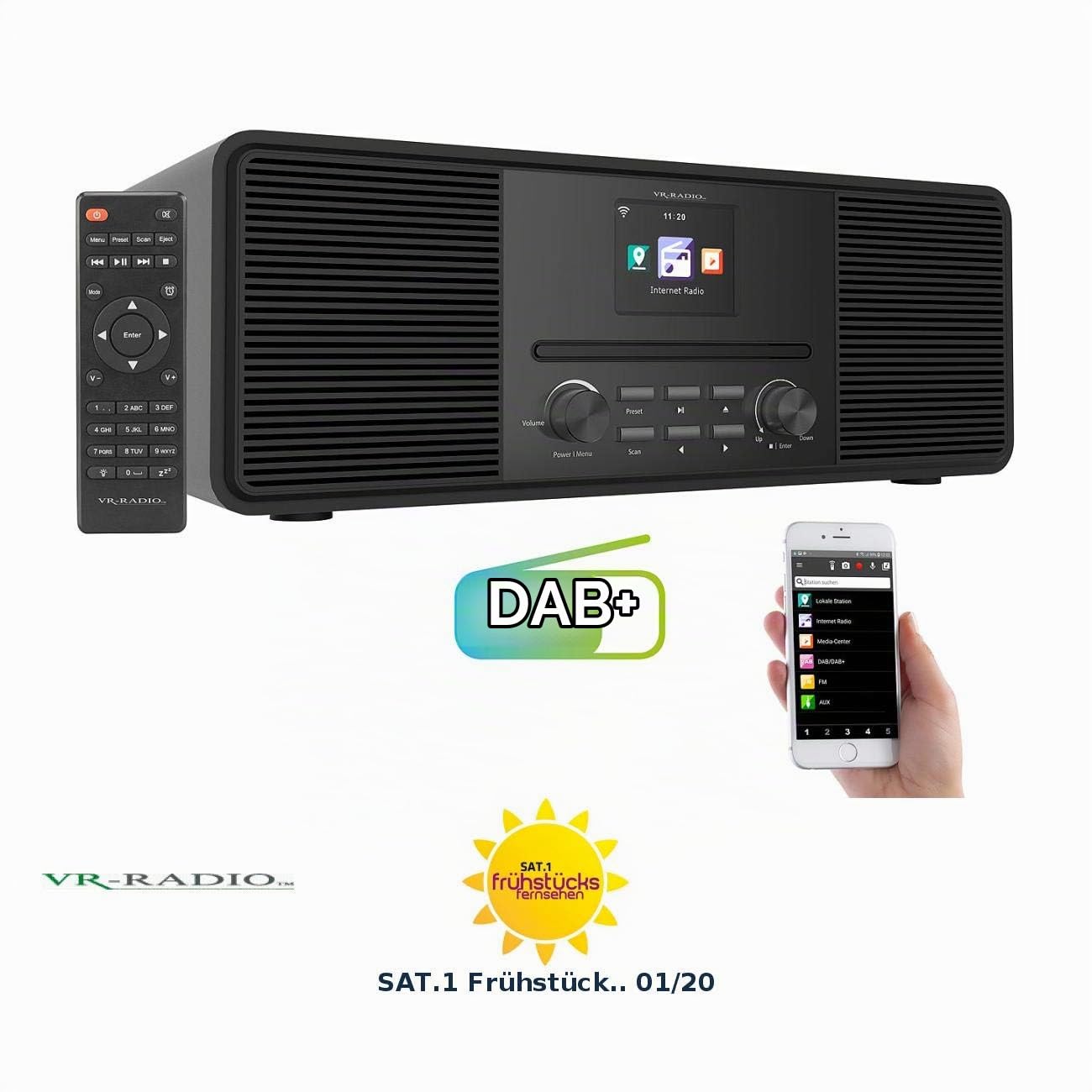 vr-radio-irs-680-stereo-internetradio-mit-cd-player-40w image 2