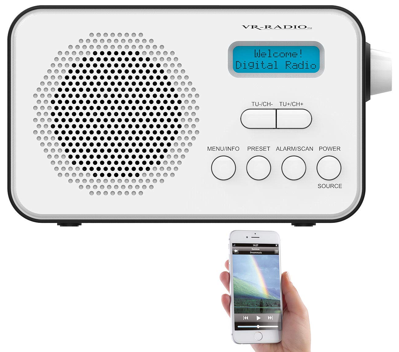 vr-radio-dor-215-mobiles-dab-akku-radio-bluetooth-8w image 1